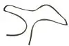 Уплотнитель стекла (1068001605) Geely EC-7/EC-7RV Aftermarket 1018058818 (фото 1)