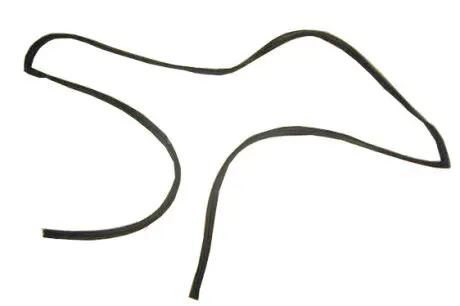 Уплотнитель стекла (1068001605) Geely EC-7/EC-7RV Aftermarket 1018058818