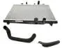 Радиатор охлаждения с патрубками Geely MK/MK2 KLM KLM AutoParts 1602041180-01-1016003339-1602200180 (фото 1)