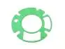 Прокладка насоса оливи Chery KLM KLM AutoParts 481H-1011035 (фото 2)