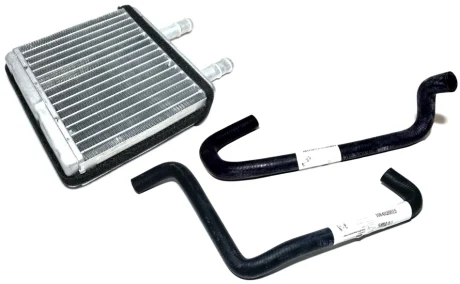 Радіатор грубки з патрубками 48мм Geely CK/CK2 KLM KLM AutoParts 8101019003-01-1017016367-1064020015