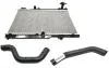 Радіатор охолодження із патрубками Chery Kimo KLM KLM AutoParts S21-1301110-S12-1303211-S12-1303111 (фото 1)