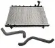 Радіатор охолодження із патрубками Chery Tiggo KLM KLM AutoParts T11-1301110-T11-1303211-T11-1303111 (фото 1)
