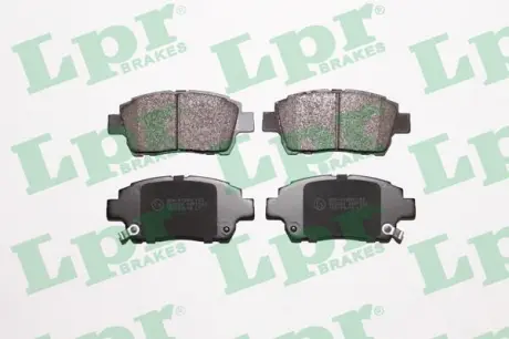 Колодки тормозные передние LPR 1061001401