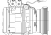Компрессор кондиционера Hyundai Tucson/Kia Sportage (04-) (тип Doowon) (97701-2D700) LUZAR LCAC 0880 (фото 4)