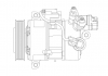 Компресор кондиціонера BMW 3 (E90) (05 -) / BMW 1 (E81) (04-) LUZAR LCAC 26173 (фото 4)