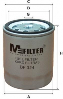 Фильтр топл. MERCEDES M-FILTER DF324 (фото 1)