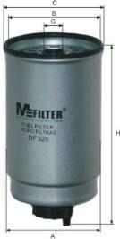 Фільтр палив. FORD TRANSIT M-FILTER DF325 (фото 1)