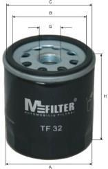 Фільтр масла Combo (бензин)> 01 / Aveo / Lanos / Lacetti / OPEL M-FILTER TF 32 (фото 1)