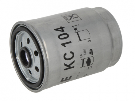 Топливный фильтр MAHLE KNECHT KC104 (фото 1)