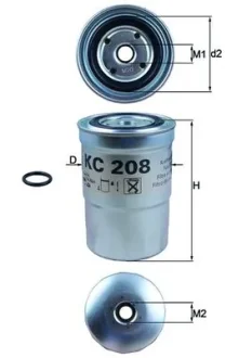 Фільтр паливний Mitsubishi MAHLE MAHLE KNECHT KC 208