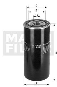 Фильтр гидравлический MANN WD950 (фото 1)