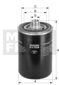 Фільтр гідравлічний MANN WD9629