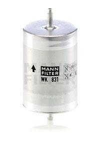 Фильтр топливный MB - SPRINTER, VITO VW - LT MANN WK 831 (фото 1)