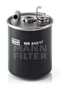 Фильтр топливный MANN WK 842/17 (фото 1)