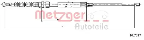 Трос ручного METZGER 10.7517