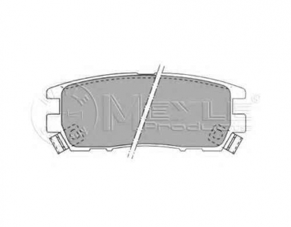 Колодки гальмівні задні Great Wall Hover MEYLE 3502120-K00-MEYLE (фото 1)