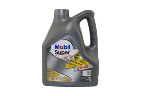Масло моторное SUPER 3000 Х1 5W40 4л MOBIL 152566