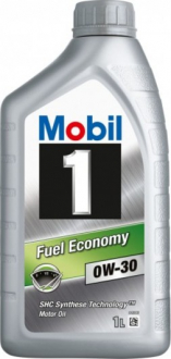 Масло моторне 1 Fuel Economy 0W-30 (1 л) MOBIL 152650 (фото 1)