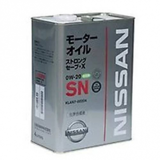 Масло моторне / Infiniti Strong Save X 0W-20 (4 л) NISSAN Klan000204 (фото 1)