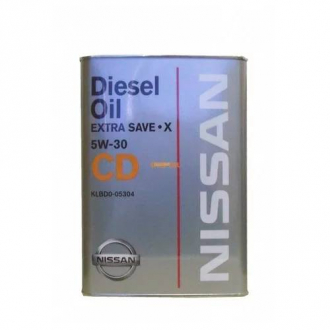 Масло моторное / Infiniti Extra Save-X 5W-30 (4 л) NISSAN KLBD0-05304 (фото 1)