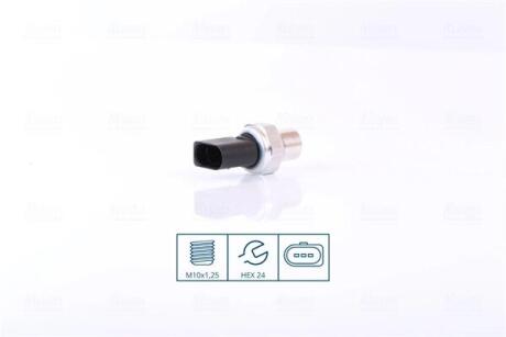 Датчик давления кондиционера Volkswagen ID.3 NISSENS 5Q0959126A