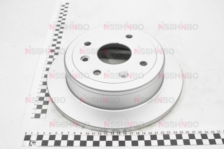 Диск тормозной задний Chevrolet Lacetti, Nubira 1.4, 1.6, 1.8 (05-) NISSHINBO ND6001K (фото 1)