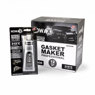 Черный силиконовый герметик прокладок Gasket Maker Black Nowax NX35309 (фото 1)