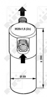 Осушувач,кондиціонер NRF 33081 (фото 1)