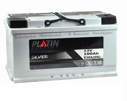 Аккумулятор Silver MF (L5) 12V 100Ah 920A R PLATIN 100Ah-12V-920A R