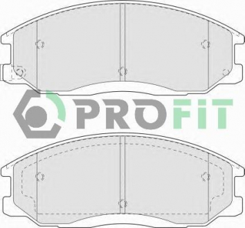 Колодки тормозные дисковые PROFIT 5000-1605 (фото 1)