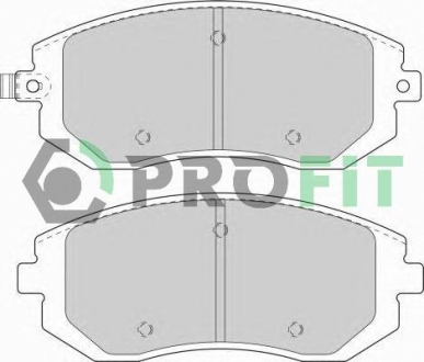 Колодки гальмівні дискові PROFIT 5000-1639 (фото 1)