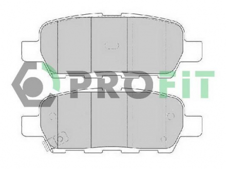 Колодки тормозные дисковые PROFIT 5000-1693 (фото 1)