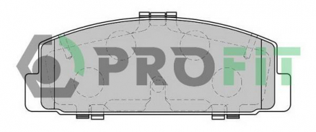 Колодки гальмівні дискові PROFIT 5000-1721