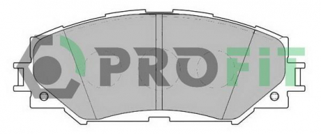 Колодки гальмівні дискові PROFIT 5000-2012 (фото 1)