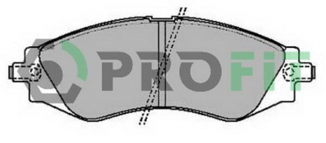 Колодки тормозные дисковые PROFIT 5000-2049 (фото 1)
