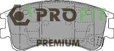 Колодки тормозные дисковые PROFIT 5005-1619