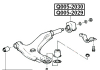 Сайлентблок переднего рычага передний GEELY CK, CK2 Q-FIX 1014000504 (фото 4)
