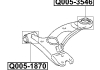 Сайлентблок переднего рычага задний Chery Tiggo FL T11 Lifan X60 Q-FIX S2904105 (фото 4)