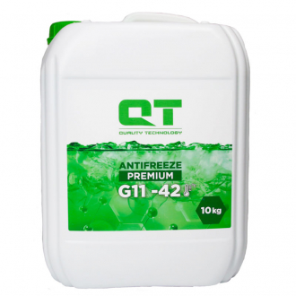 Антифриз QT PREMIUM-42 G11 зелений 10л QT-OIL QT5124210 (фото 1)