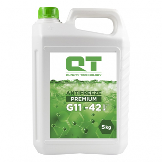 Антифриз QT PREMIUM-42 G11 зелений 5л QT-OIL QT512425 (фото 1)