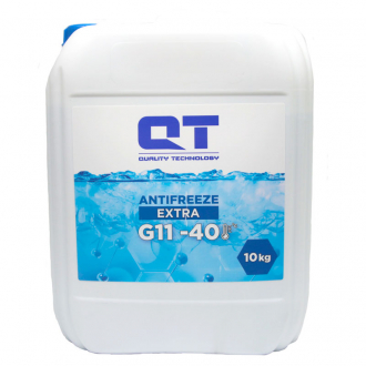 Антифриз QT EXTRA -40 G11 синій 10кг QT-OIL QT5434010 (фото 1)