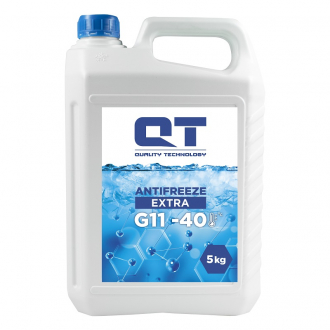 Антифриз QT EXTRA -40 G11 синій 5кг QT-OIL QT543405 (фото 1)