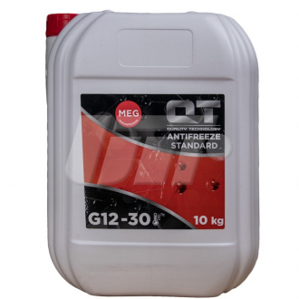 Антифриз QT MEG STANDARD -30 G12 червоний 10кг QT-OIL QT5513010