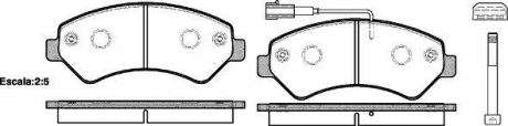 Колодки тормозные дисковые REMSA 1275.01 (фото 1)