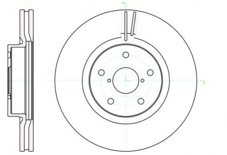 Тормозной диск REMSA 61041.10 (фото 1)
