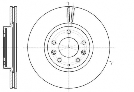 Гальмівний диск REMSA 61235.10 (фото 1)