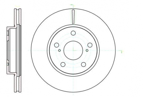 Тормозной диск ROADHOUSE 6112210 (фото 1)