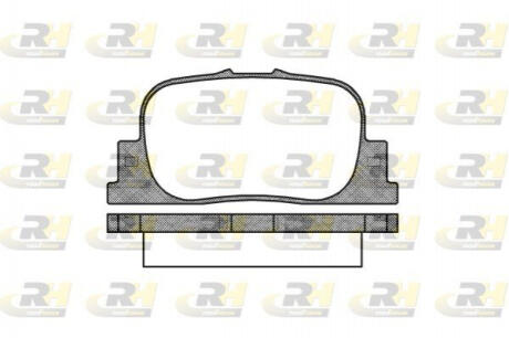 Колодки тормозные задние BYD F3 ROADHOUSE BYDF3-3502130