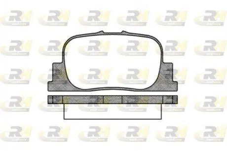 Колодки тормозные задние BYD F3 ROADHOUSE BYDF3-3502130